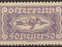 Austria 1922 Arrow 50 Violet Scott QE8. Austria 1922 Scott QE8 Arrow. Uploaded by susofe